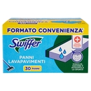 Swiffer Panni Umidi Lavapavimenti per Scopa con Detersivo Pavimenti Limone - 30 Salviette